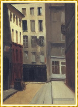 Paris rue Edward Hopper Peinture à l'huile